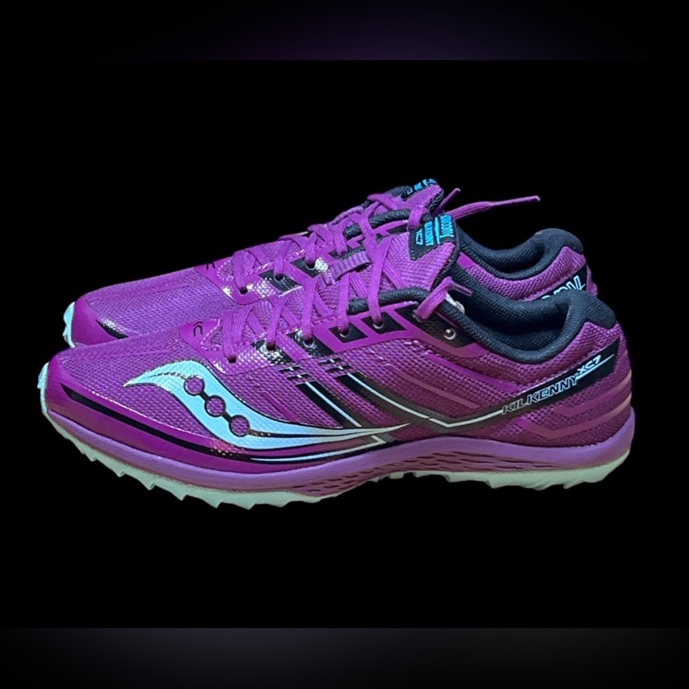 Size 5 - Saucony Shoes Womens 10 Purple Kilkenny XC7 Running Mesh Low S19041-3